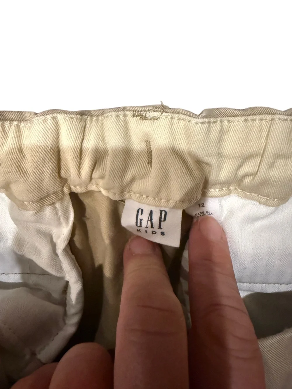 GAP Kids Khaki Straight Chino Pants Size 12